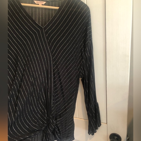 Juicy Couture …. Black & silver blouse NWOT - Picture 15 of 15
